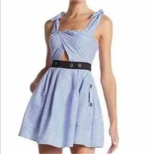 NWT Blue & white stripe summer dress